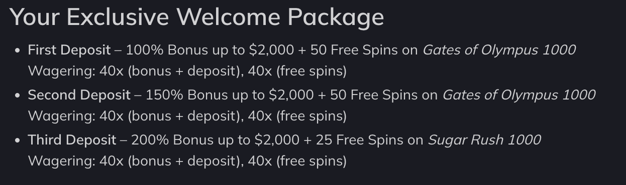 VegaStars Casino Bonuses and Promotions